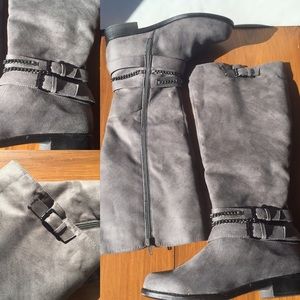 FINAL MARKDOWN!! NWOT Just Fab faux suede boots